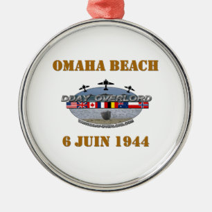 Ornamento De Metal Omaha Beach 1944