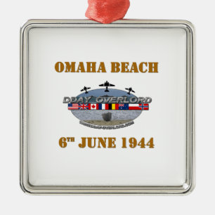 Ornamento De Metal Omaha Beach 6th June 1944