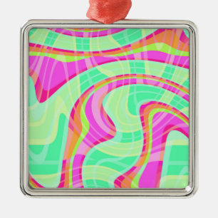 Ornamento De Metal Ondas loucas
