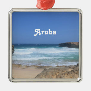Ornamento De Metal Ondas maravilhosas caindo em Aruba