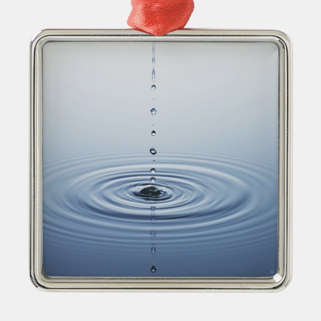 Ornamento De Metal Ondinha na água (Frente)