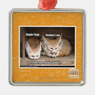 Ornamento De Metal Opções da exposição da página