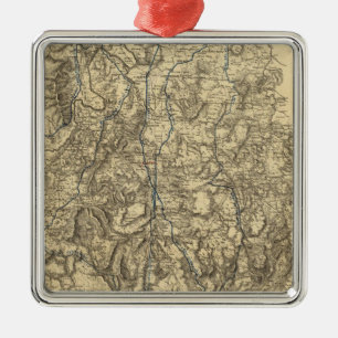 Ornamento De Metal Operações militares da campanha de Atlanta