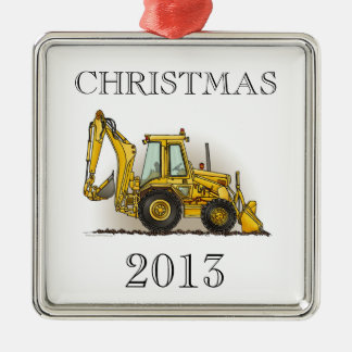 Ornamento De Metal Operador do Backhoe