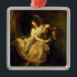 Ornamento De Metal Ophelia<br><div class="desc">Imagem: 69052 Ophelia. Trautschold,  Carl F.W. (1815-77) (attr. a). Colecção privada,  © Bonhams da foto,  Londres,  Reino Unido.  Arte,  belas artes.</div>