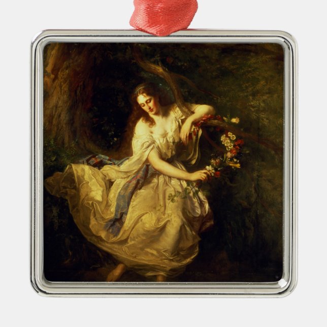 Ornamento De Metal Ophelia (Frente)