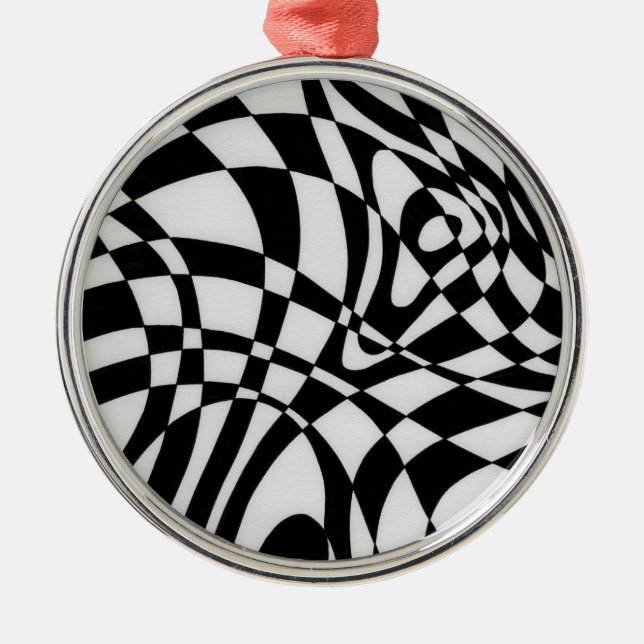 Ornamento De Metal Óptica nº 1a de Michael Moffa (Frente)