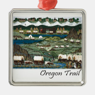 Ornamento De Metal Oregon Trail