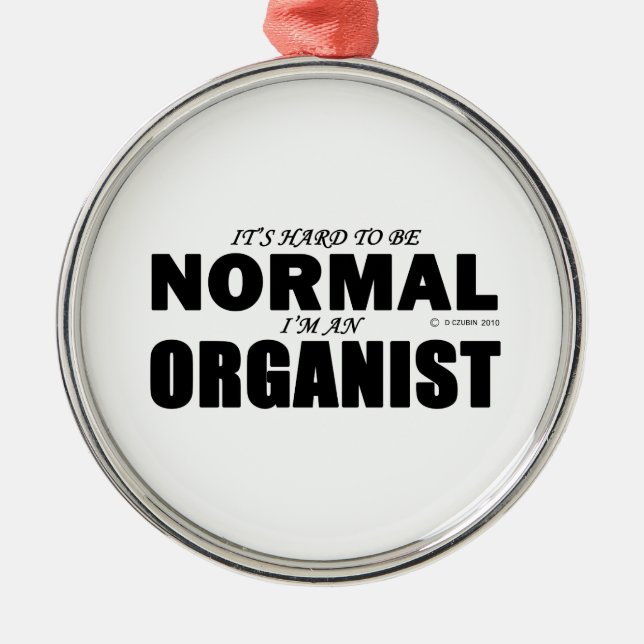 Ornamento De Metal Organista normal (Frente)