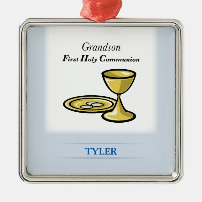 Ornamento De Metal Órgão comunal e neto de sangue (Frente)