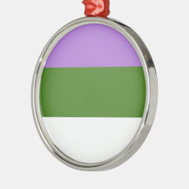 ORNAMENTO DE METAL ORGULHO DE GENDERQUEER