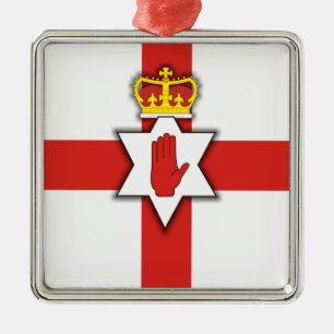 Ornamento De Metal Orgulho de Irlanda do Norte