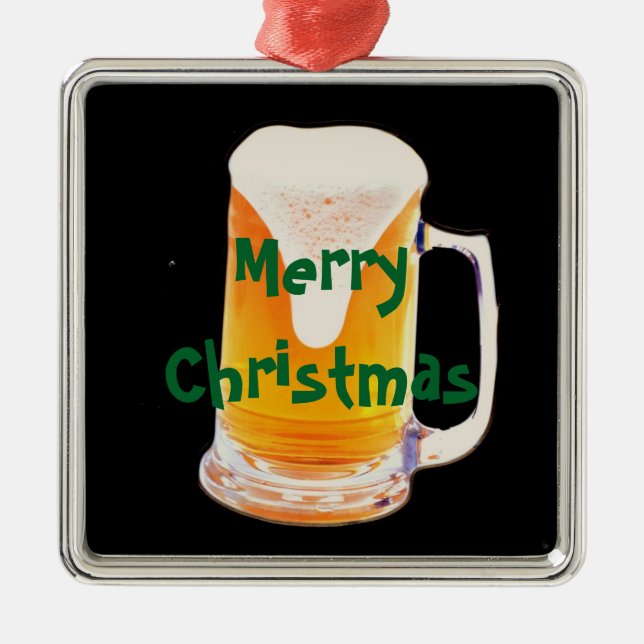 Ornamento De Metal Ornament Beer Mug (Frente)
