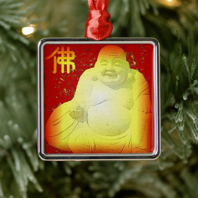 Ornamento De Metal Ornament Buddha (Árvore)