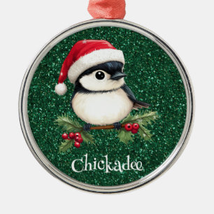 Ornamento De Metal Ornament Chickadee