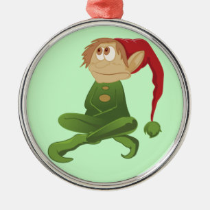 Ornamento De Metal Ornament Elf Christmas