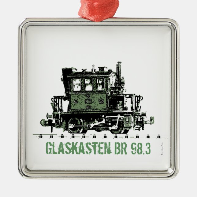 Ornamento De Metal Ornament Glaskasten (Frente)