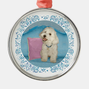 Ornamento De Metal Ornament Havanese