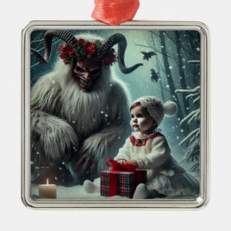 Ornamento De Metal Ornament Krampus de Natal