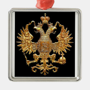 Ornamento De Metal Ornament Oficial Imperial Russo Society