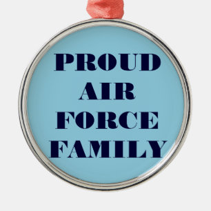 Ornamento De Metal Ornament Orud Air Force Family