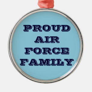 Ornamento De Metal Ornament Orud Air Force Family