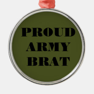 Ornamento De Metal Ornament Orud Army Brat