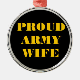 Ornamento De Metal Ornament Orud Army Wife