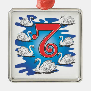 Ornamento De Metal Os 12 dias do Natal