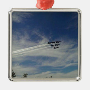 Ornamento De Metal Os anjos azuis