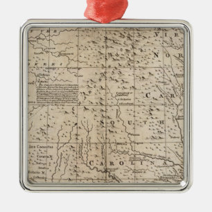 Ornamento De Metal Os Carolinas e a Geórgia