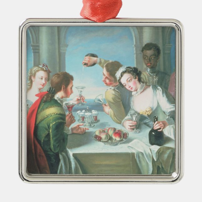 Ornamento De Metal Os cinco sentidos (Frente)