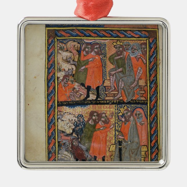 Ornamento De Metal Os dez pragas de Egipto TtoB (Frente)