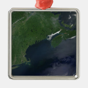 Ornamento De Metal Os Estados Unidos e Canadá do nordeste