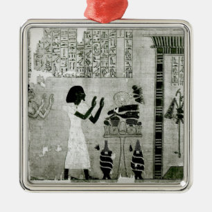 Ornamento De Metal Os falecidos acompanhados de sua irmã