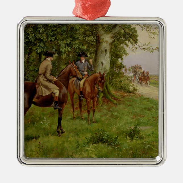 Ornamento De Metal Os Highwaymen (Frente)