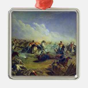 Ornamento De Metal Os hussars da guarda que atacam perto de Varsóvia