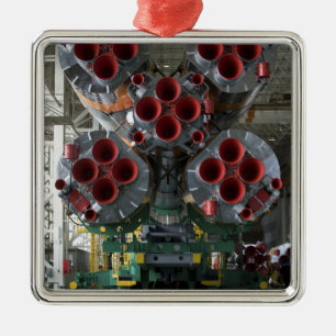 Ornamento De Metal Os impulsionadores da nave espacial de Soyuz