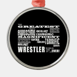 Ornamento De Metal Os melhores lutadores: O grande lutador