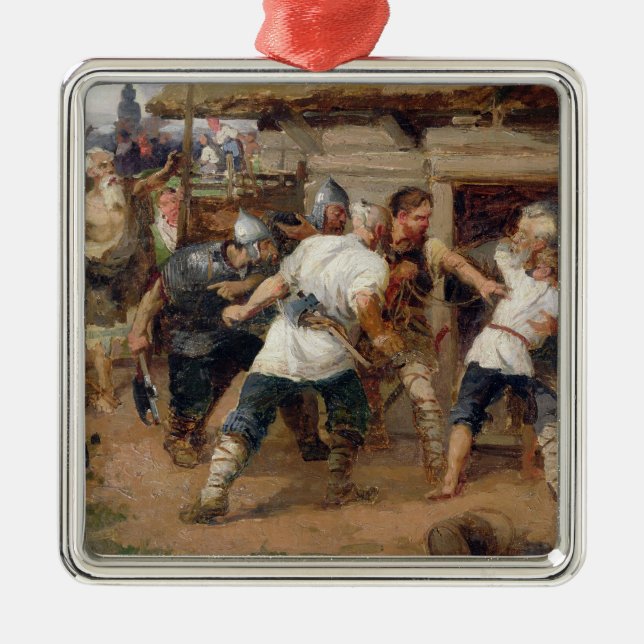 Ornamento De Metal Os Pagans mataram os primeiros cristãos (Frente)