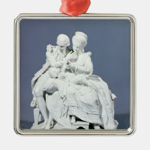 Ornamento De Metal Os pais felizes, Meissen, c.1770