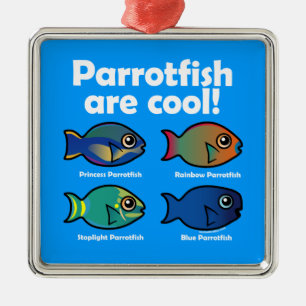 Ornamento De Metal Os Parrotfish São Legal!