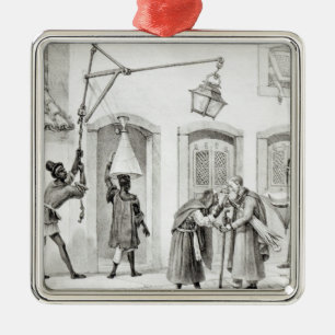 Ornamento De Metal Os primeiros trabalhos da manhã