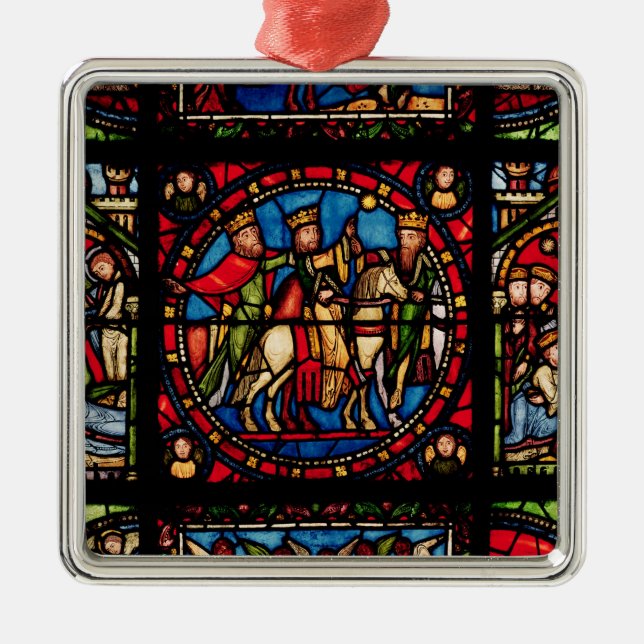 Ornamento De Metal Os três Magi (Frente)