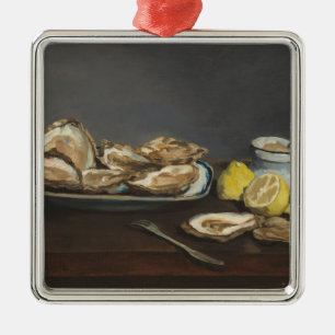 Ornamento De Metal Ostras (por Edouard Manet)
