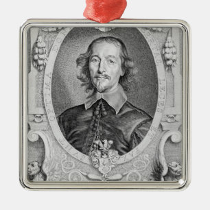 Ornamento De Metal Otto von Guericke (1602-86) 'do DES dos retratos