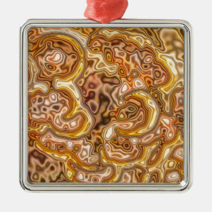 ORNAMENTO DE METAL OURO