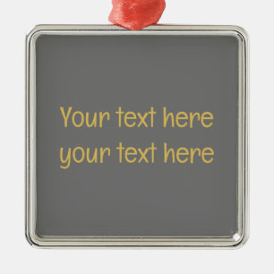 Ornamento De Metal Ouro Cinza Profissional Moderno Minimalista Texto