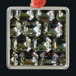 Ornamento De Metal Ouros, elegantes pedras de gemido de safra<br><div class="desc">Velho brilho de Hollywood e diamantes elegantes, padrão de gemstone. Uma ideia de presente de excelente para o Natal, aniversários ou só porque ela é maravilhosa! - Dê esta bagagem glamourosa moderna, fabulosa, moderna, divertida e brilhante à sua pessoa favorita! O texto pode ser alterado usando a guia personalizar/ personalizar....</div>