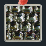 Ornamento De Metal Ouros, elegantes pedras de gemido de safra<br><div class="desc">Velho brilho de Hollywood e diamantes elegantes, padrão de gemstone. Uma ideia de presente de excelente para o Natal, aniversários ou só porque ela é maravilhosa! - Dê esta bagagem glamourosa moderna, fabulosa, moderna, divertida e brilhante à sua pessoa favorita! O texto pode ser alterado usando a guia personalizar/ personalizar....</div>